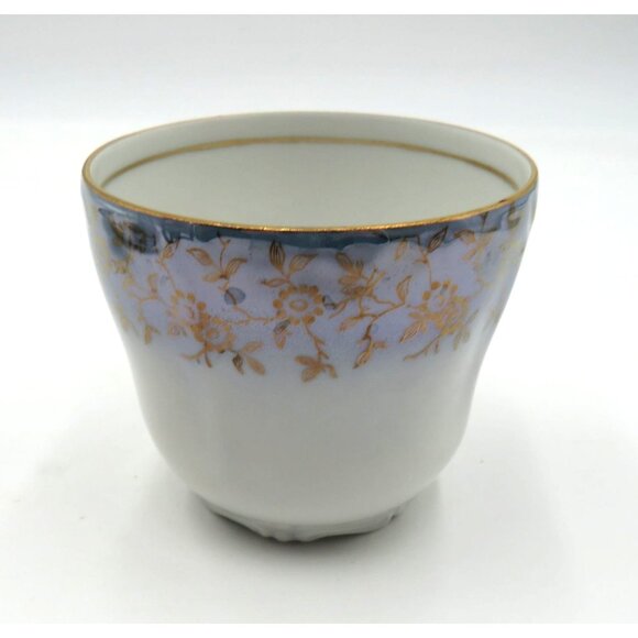 Vintage Vienna State Opera Cup Saucer Set Gold Trim Floral Design Plastic Stand - Picture 14 of 16